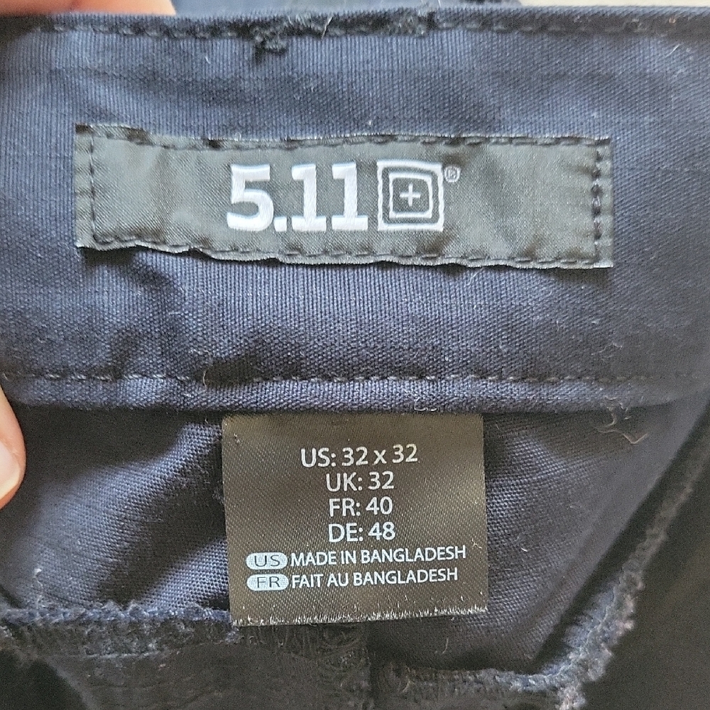 5.11 Tactical Dark Blue Cargo Pants 32x32 - Picture 2 of 8